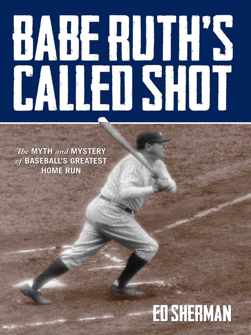 Cover image for Babe Ruth's Called Shot
